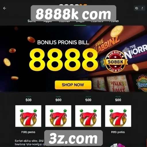 Promoções e bônus disponíveis no 8888k com