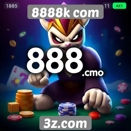 Variedade de jogos disponíveis em 8888k com